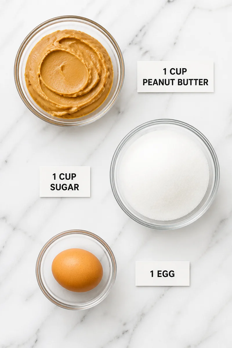 Easy 3 Ingredient Peanut Butter Cookie Gluten Free Dessert easy 3 ingredient peanut butter cookie gluten free 2026 07 07 031950 3