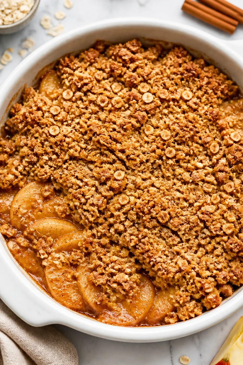 easy baked cinnamon apple crisp gluten free desser 2026 07 07 023745 2