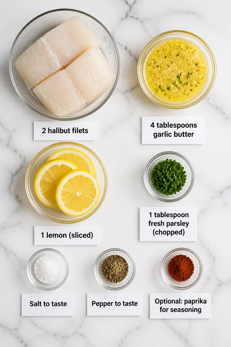 Easy Garlic Butter Baked Halibut Filet easy garlic butter baked halibut filet 2026 07 26 052103
