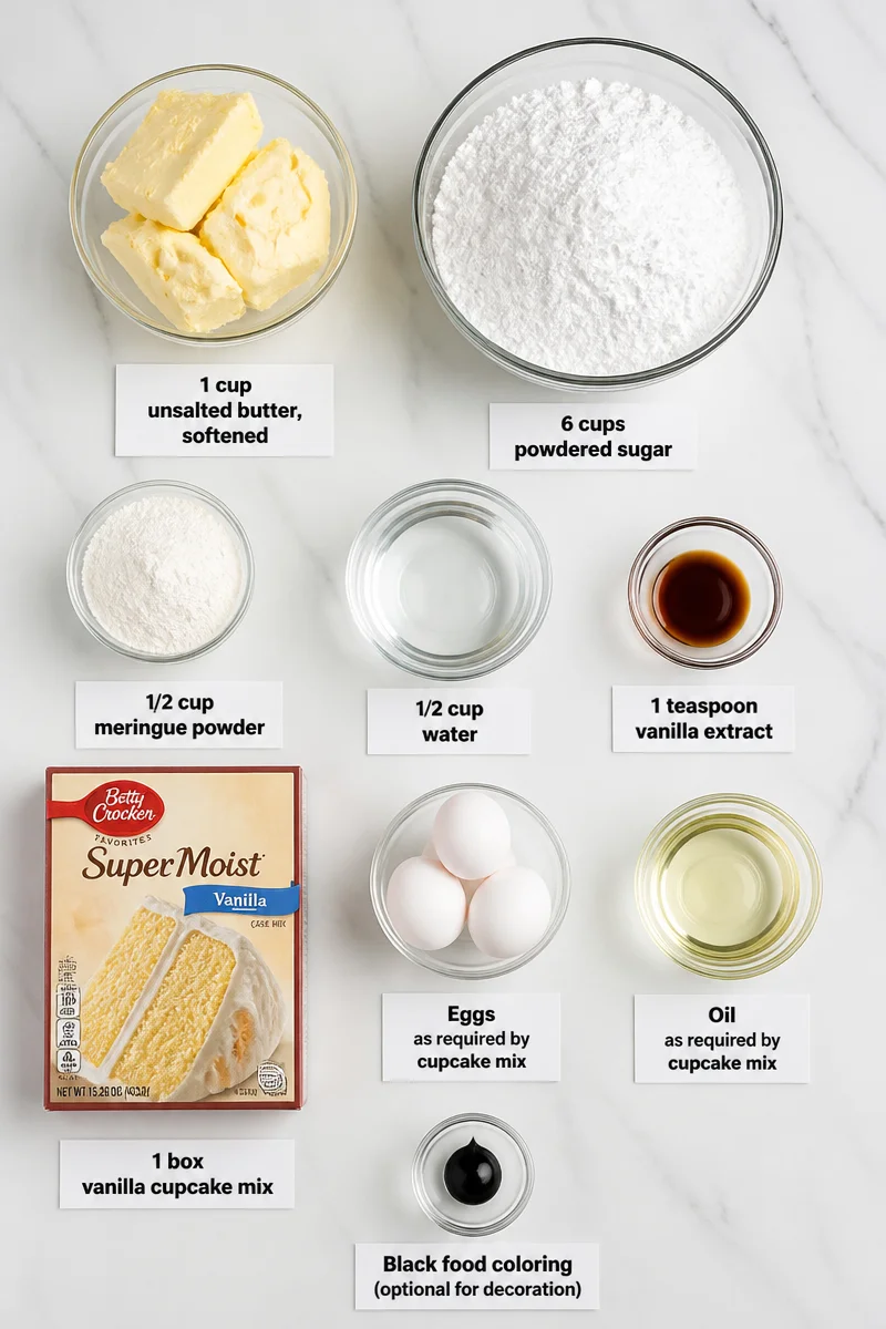 Easy Ghost Meringue Buttercream Vanilla Cupcake easy ghost meringue buttercream vanilla cupcake 2026 07 10 135327