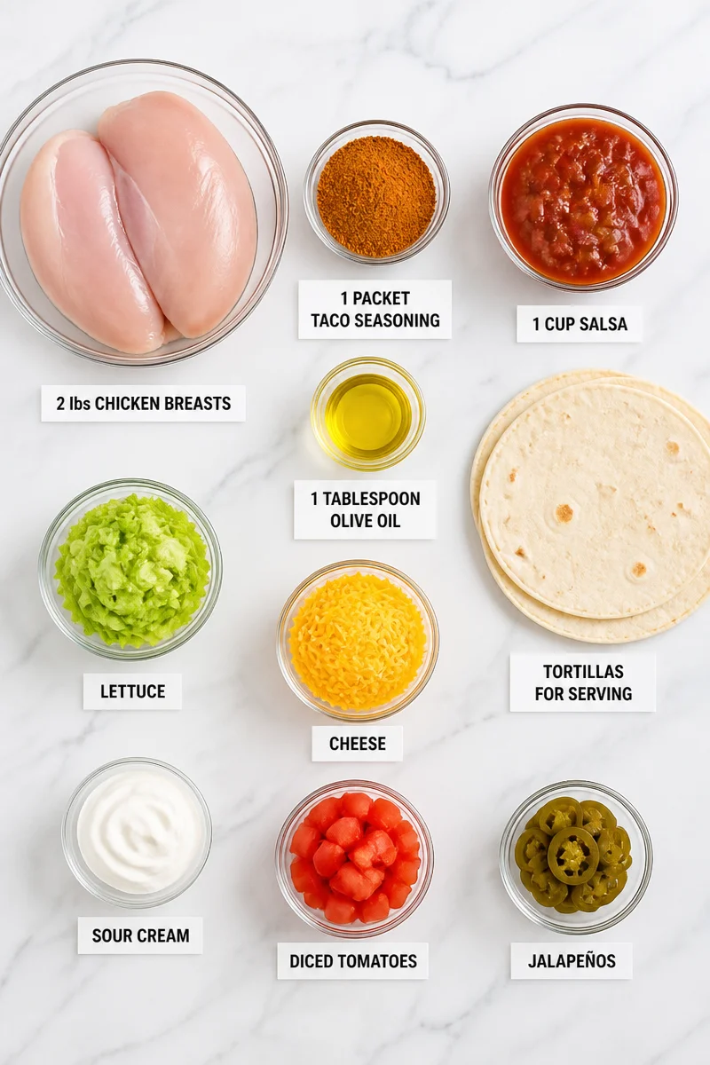 Easy Mexican Taco Shredded Chicken Recipe easy mexican taco shredded chicken recipe 2026 07 04 045917 3