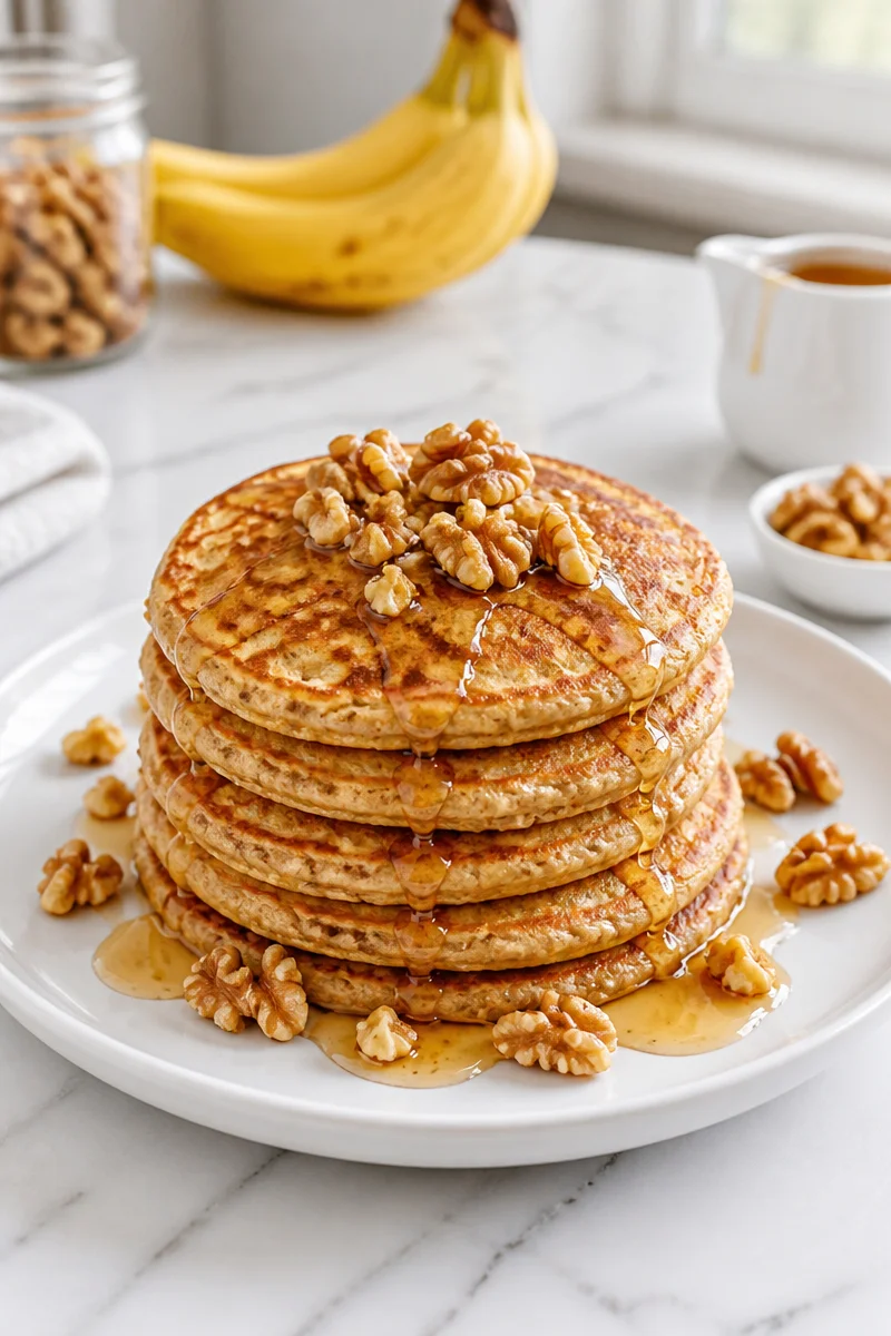 Fluffy Whole Wheat And Walnut Banana Pancake fluffy whole wheat and walnut banana pancake 2026 07 07 024623