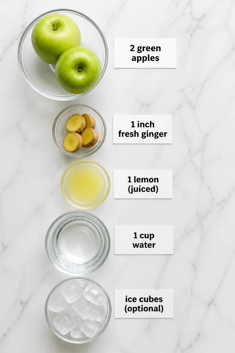 fresh ginger and green apple detox juice 2026 07 16 025722