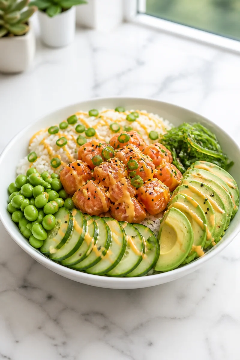 fresh hawaiian style spicy mayo poke salmon bowl 2026 07 07 031754