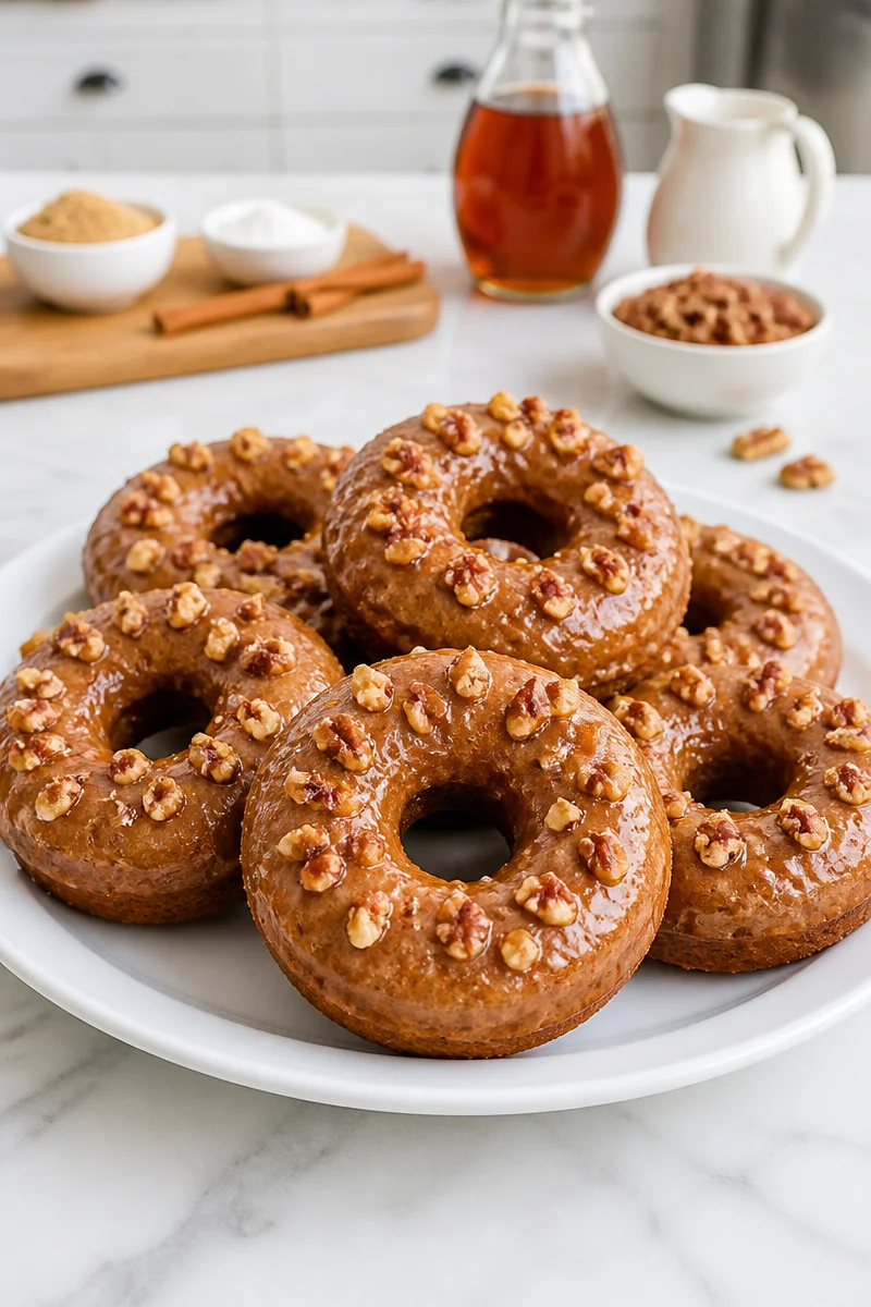 Glazed Maple Pecan Baked Fall Donut glazed maple pecan baked fall donut 2026 07 07 023744