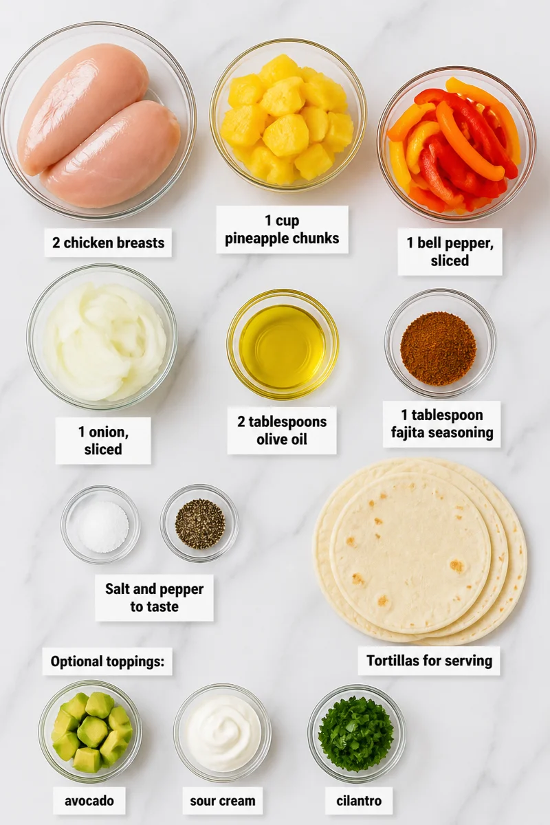 grilled pineapple and skillet chicken fajita 2026 07 13 194216
