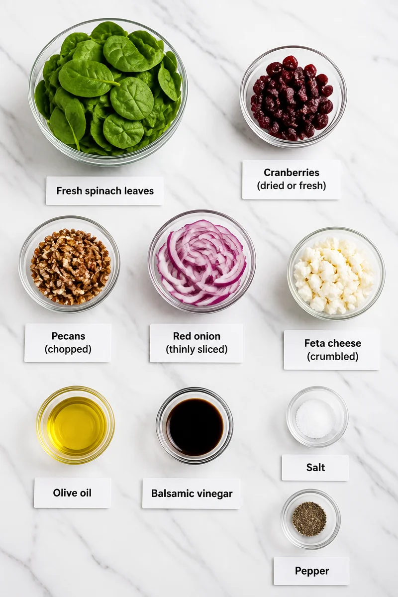 healthy fall cranberry and pecan spinach salad 2026 07 17 164644