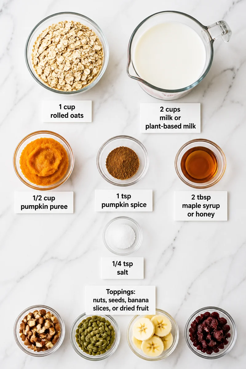 Healthy Pumpkin Spice Oatmeal Bowl healthy pumpkin spice oatmeal bowl 2026 07 27 104745