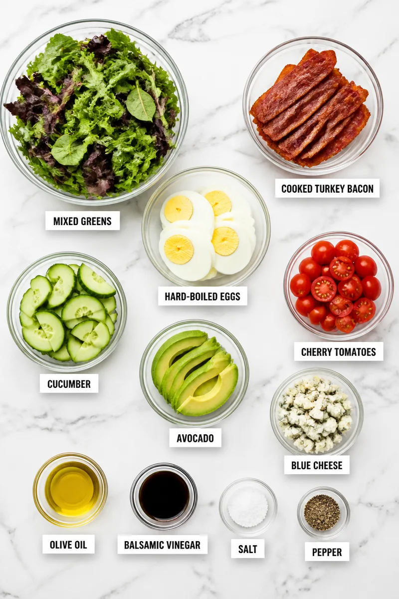 Healthy Turkey Bacon And Egg Cobb Salad healthy turkey bacon and egg cobb salad 2026 07 15 024015