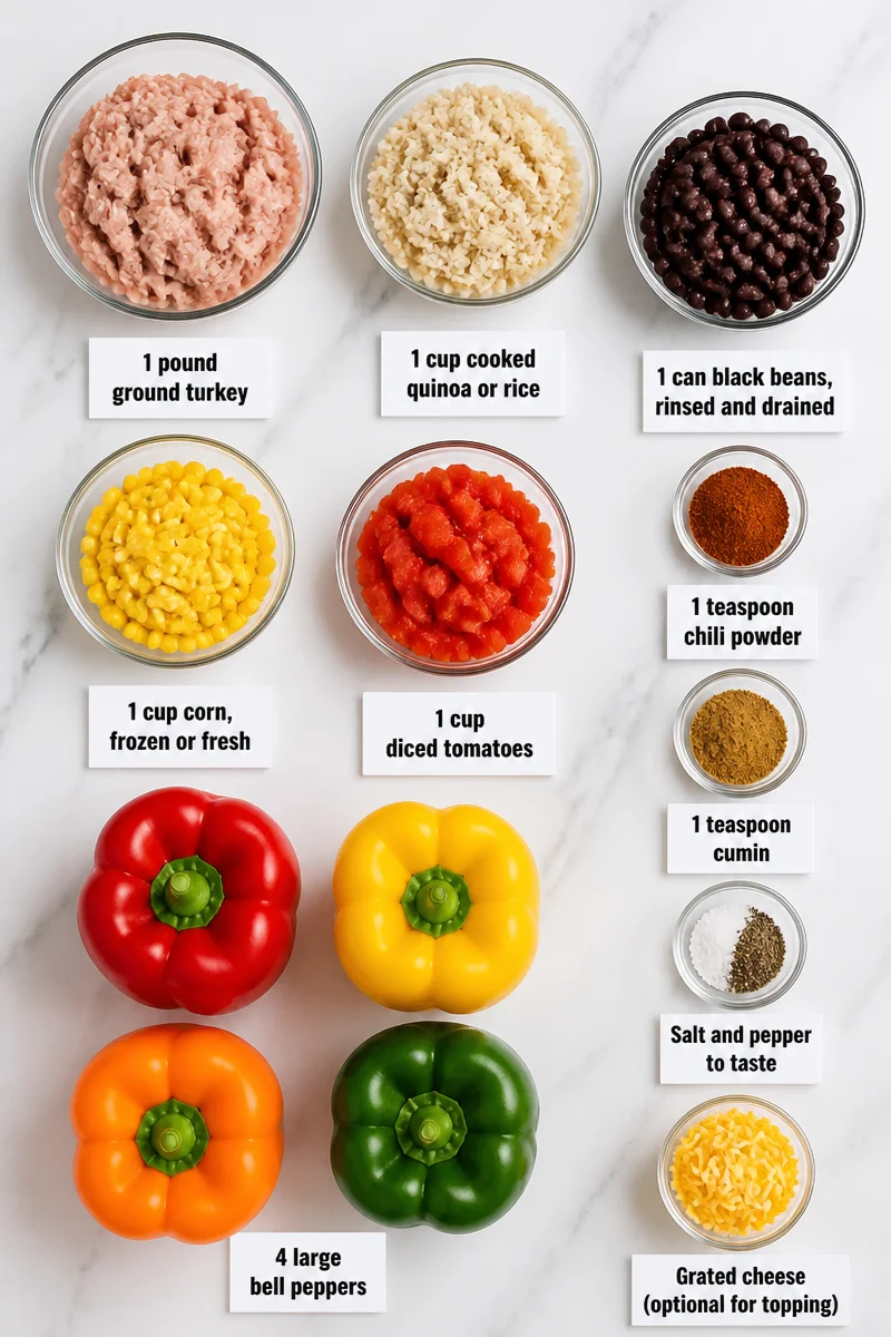 healthy turkey stuffed bell pepper 2026 07 27 114149