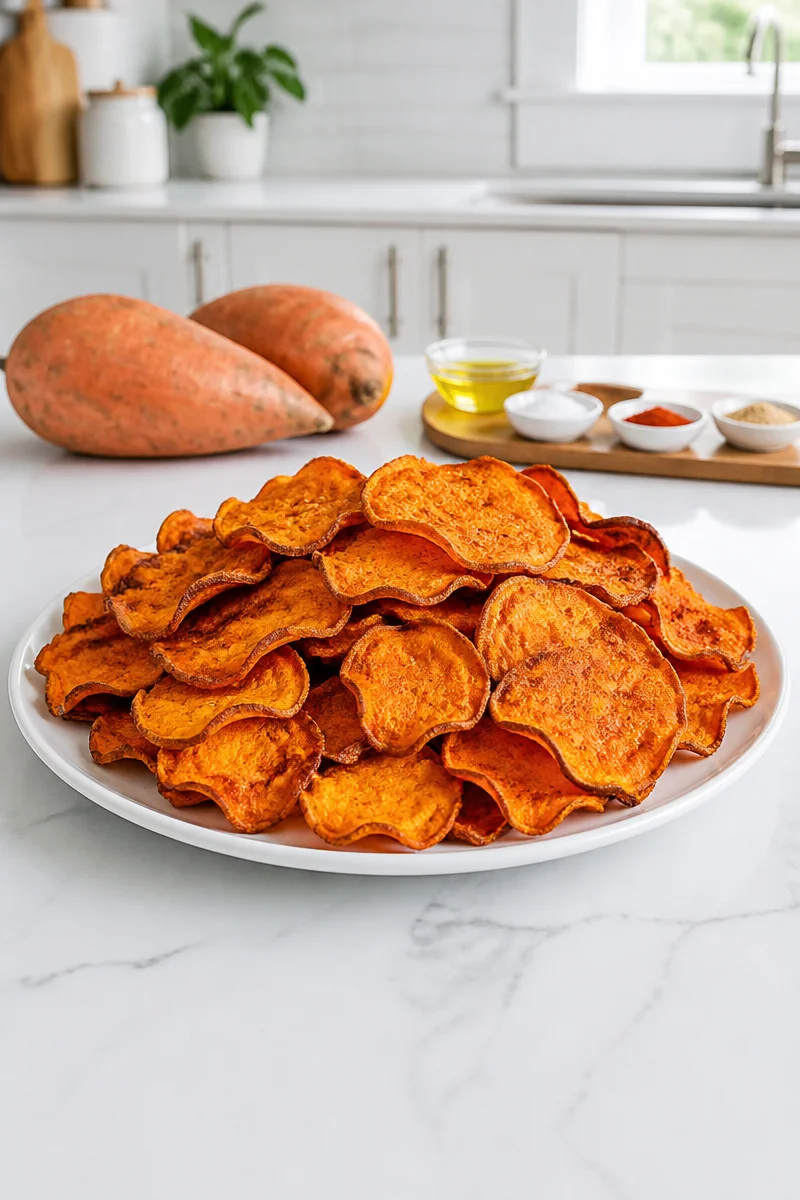 Homemade Crispy Baked Sweet Potato Chip homemade crispy baked sweet potato chip 2026 07 05 033656