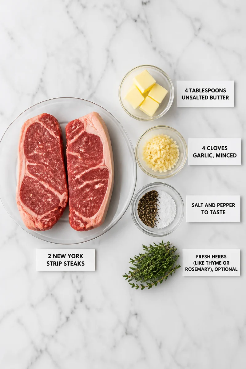 Juicy Garlic Butter New York Strip Steak juicy garlic butter new york strip steak 2026 07 26 052243