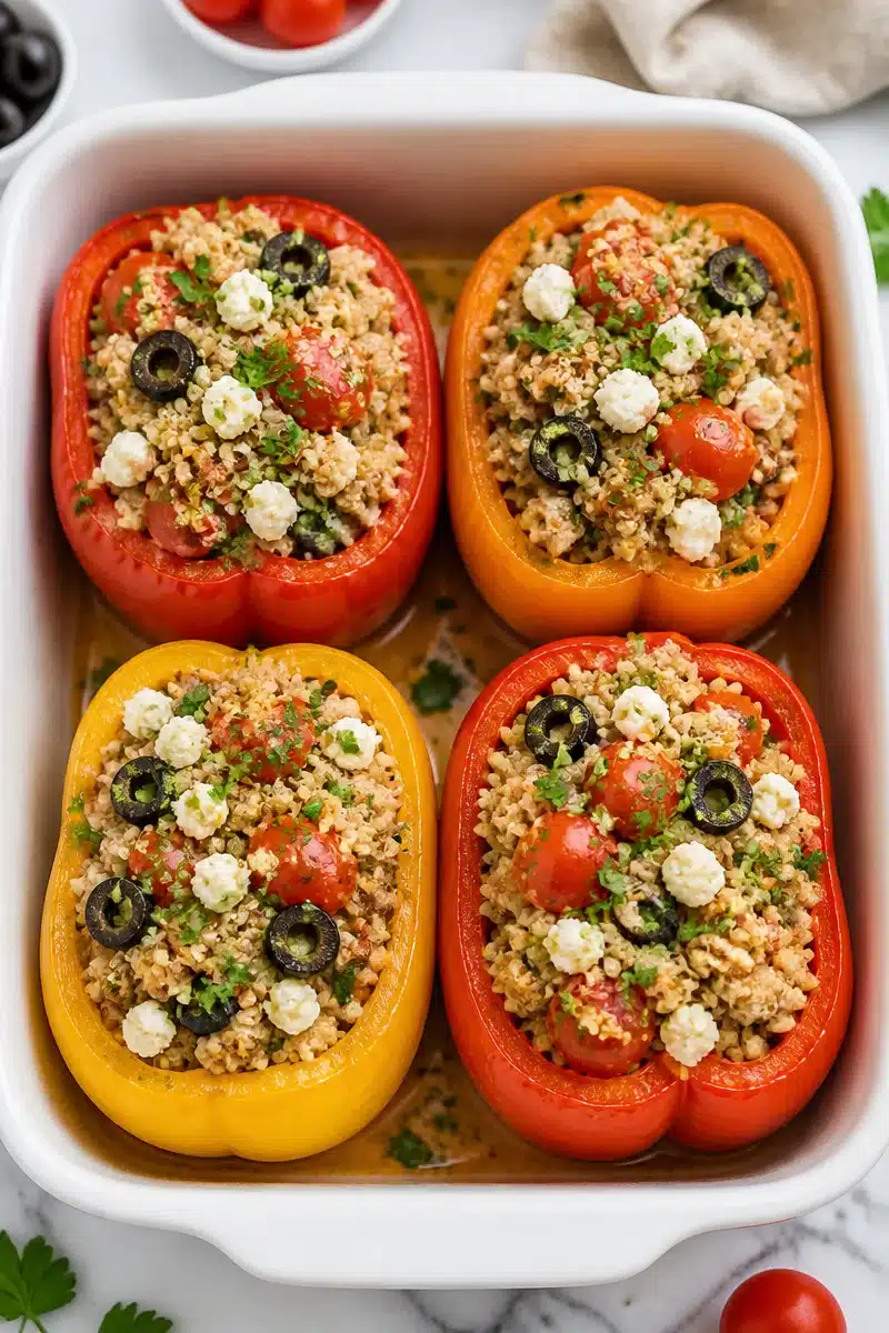 Mediterranean Turkey And Quinoa Stuffed Bell Peppers mediterranean turkey and quinoa stuffed bell peppe 2026 07 03 031059 2