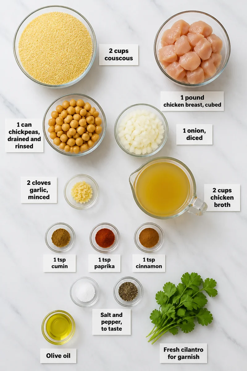 Moroccan Chicken Couscous Bowl with Chickpeas moroccan chicken couscous bowl with chickpeas 2026 07 21 032639