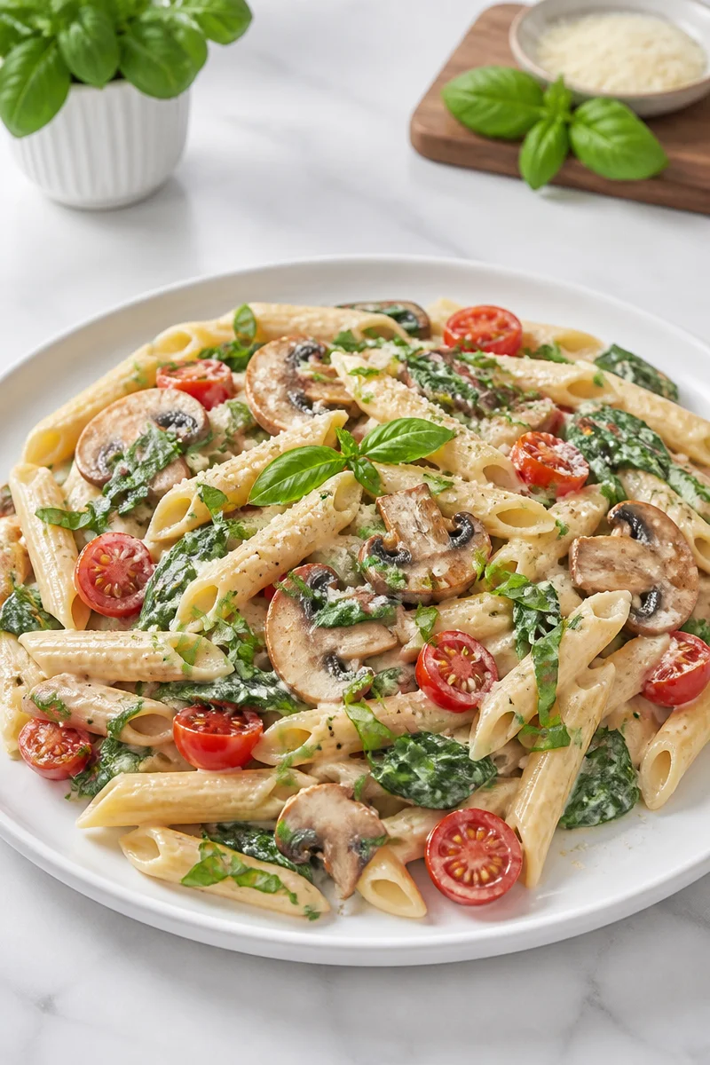 One Pan Creamy Tuscan Mushroom Easy Dinner one pan creamy tuscan mushroom easy dinner 2026 07 07 024632