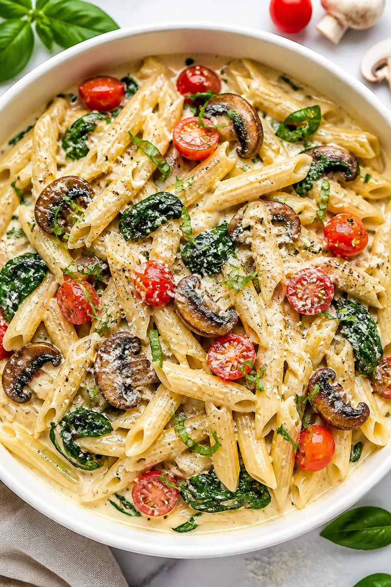 One Pan Creamy Tuscan Mushroom Easy Dinner one pan creamy tuscan mushroom easy dinner 2026 07 07 024720 2