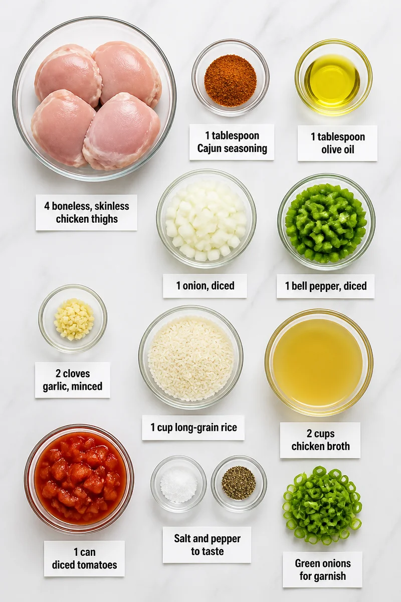 One Pan Spicy Cajun Chicken And Rice Recipe one pan spicy cajun chicken and rice recipe 2026 07 09 055151