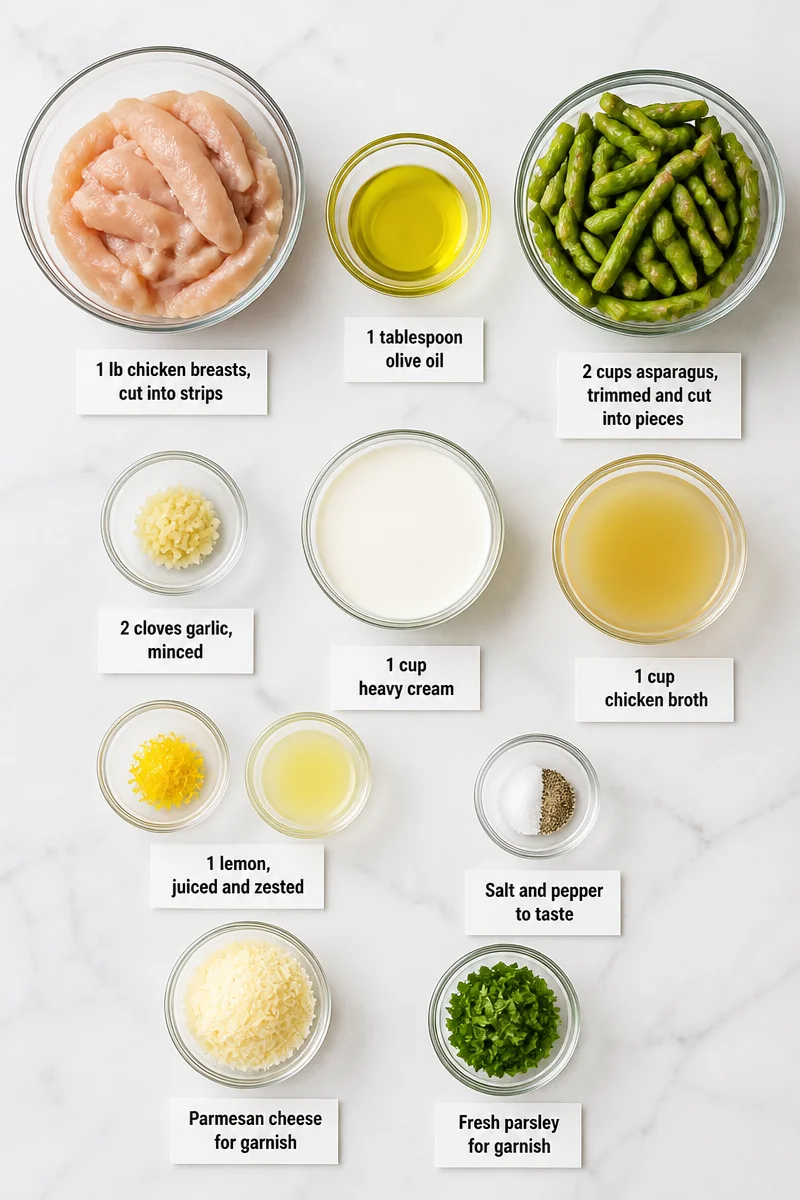 One-Pot Creamy Lemon Chicken Asparagus Skillet one pot creamy lemon chicken asparagus skillet 2026 07 26 051242