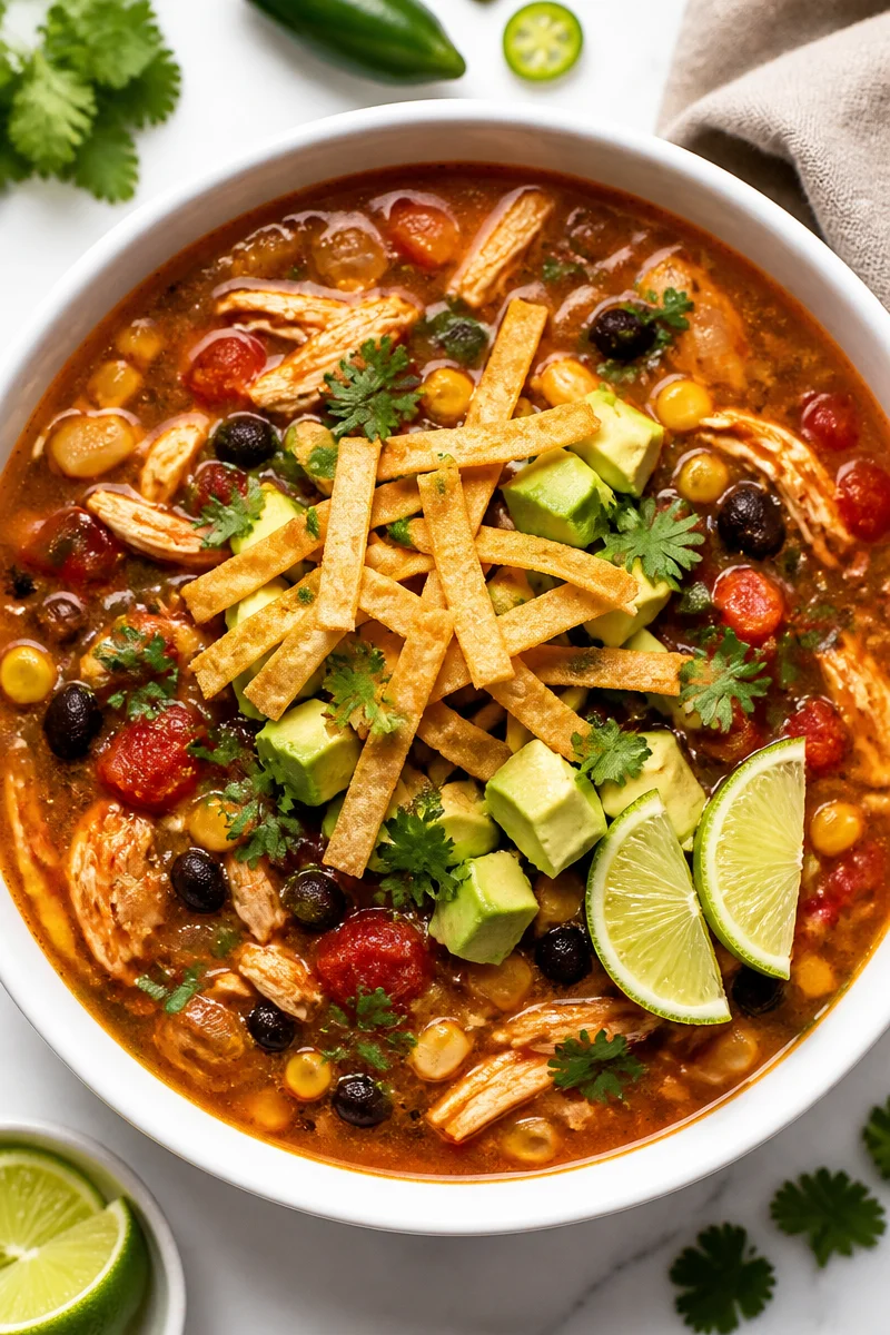 Quick 30 Minute Spicy Chicken Tortilla Soup quick 30 minute spicy chicken tortilla soup 2026 07 04 051732 2