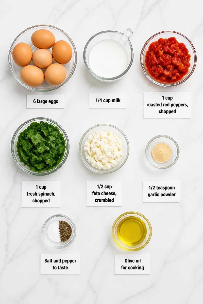 Roasted Red Pepper And Spinach Egg Frittata roasted red pepper and spinach egg frittata 2026 07 15 024419