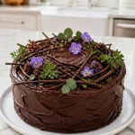 rustic woodland themed fudge chocolate cake design 2026 07 08 041336 683x1024 1