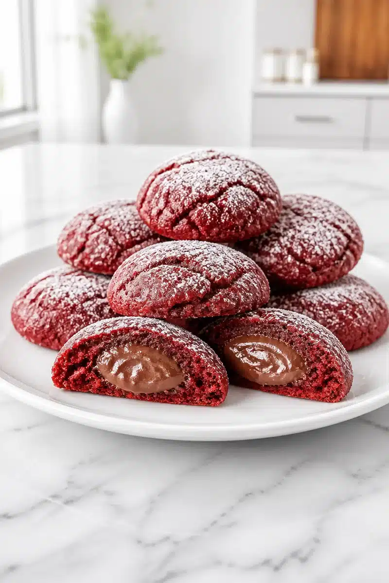 Soft Baked Nutella Stuffed Red Velvet Cookies soft baked nutella stuffed red velvet cookies 2026 07 02 034644