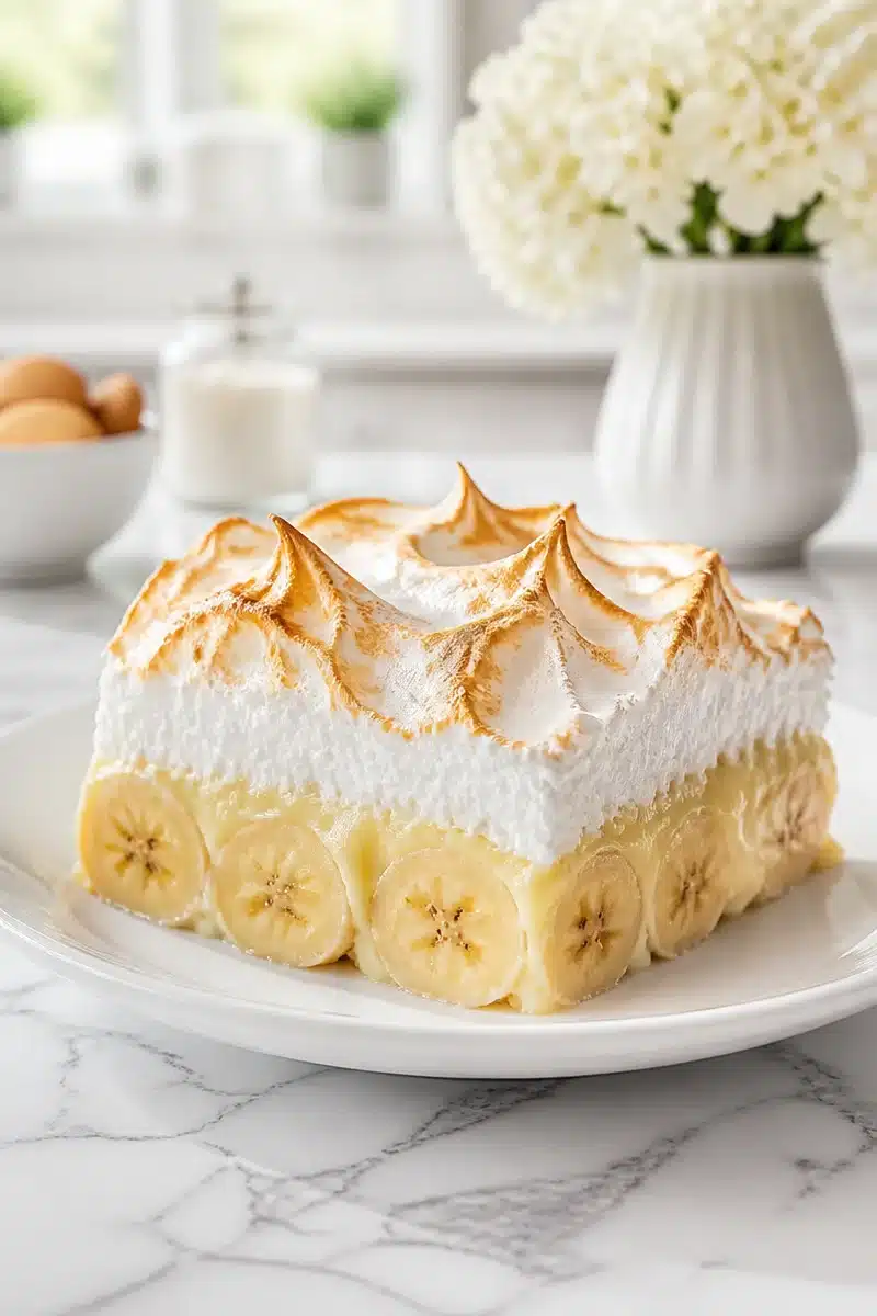 Southern Baked Banana Pudding With Meringue southern baked banana pudding with meringue 2026 07 03 031019