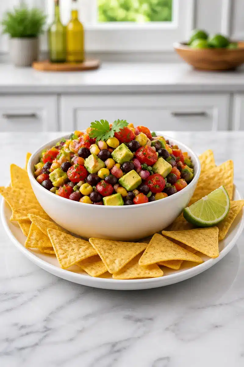 Spicy Black Bean And Corn Cowboy Caviar Dip spicy black bean and corn cowboy caviar dip 2026 07 03 030908