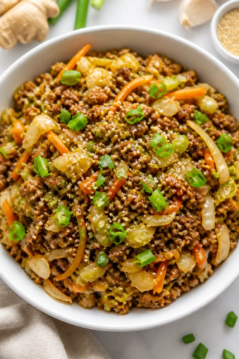 Spicy Ground Beef And Cabbage Egg Roll In A Bowl spicy ground beef and cabbage egg roll in a bowl 2026 07 05 033448 2