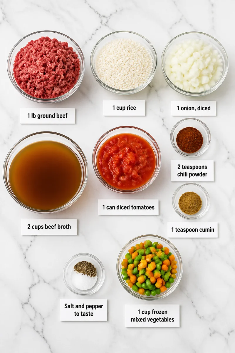 spicy ground beef and rice skillet quick dinner id 2026 07 17 164538