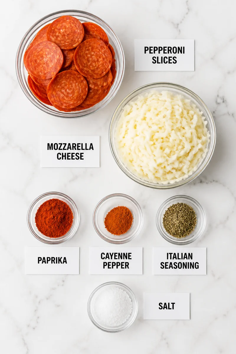 spicy keto pepperoni chips with mozzarella cheese 2026 07 22 031040
