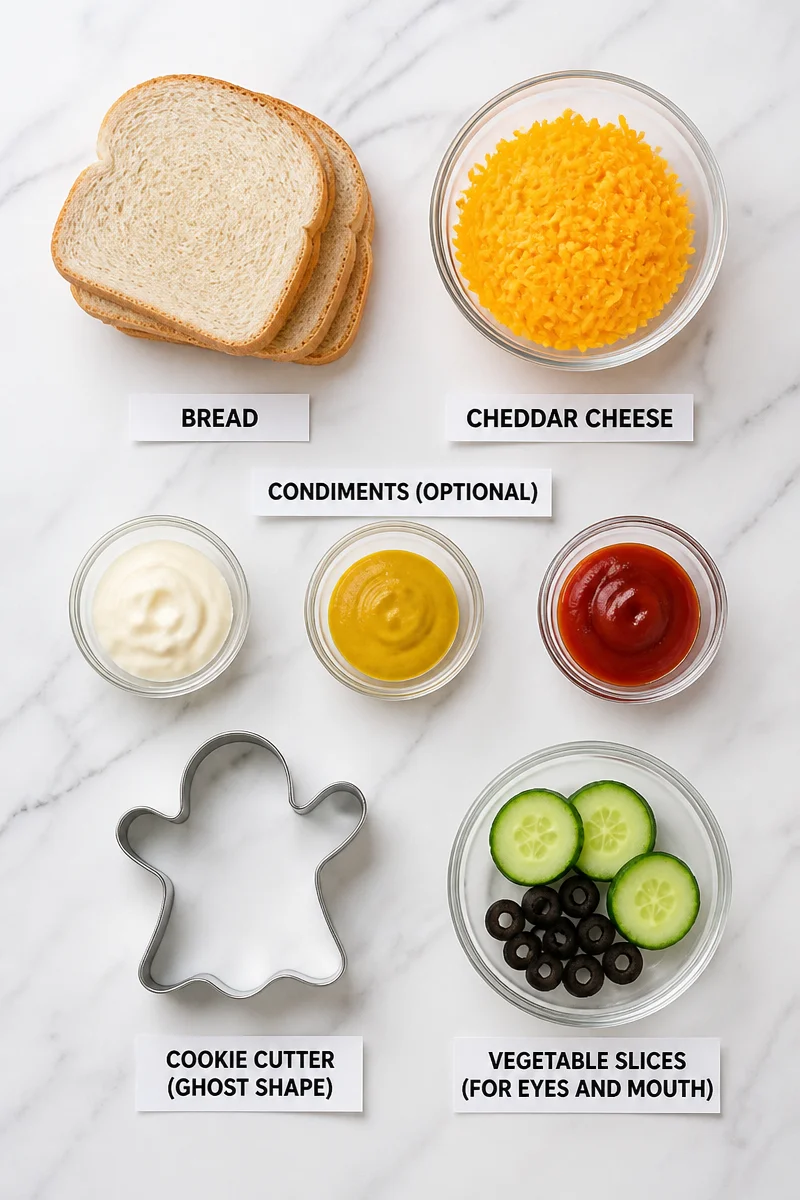 Spooky Ghost Shaped Cheddar Cheese Sandwich Lunch spooky ghost shaped cheddar cheese sandwich lunch 2026 07 10 135519