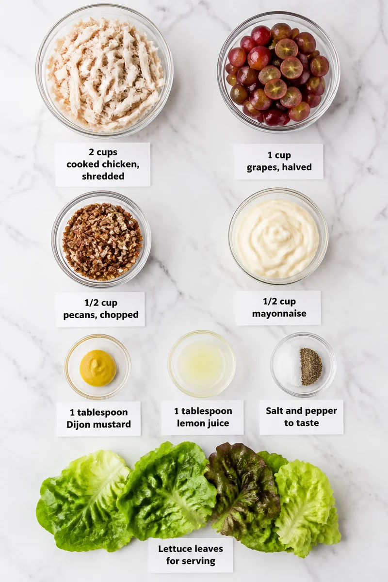 Traditional Southern Chicken Salad with Grapes and Pecans traditional southern chicken salad with grapes and 2026 07 21 032118