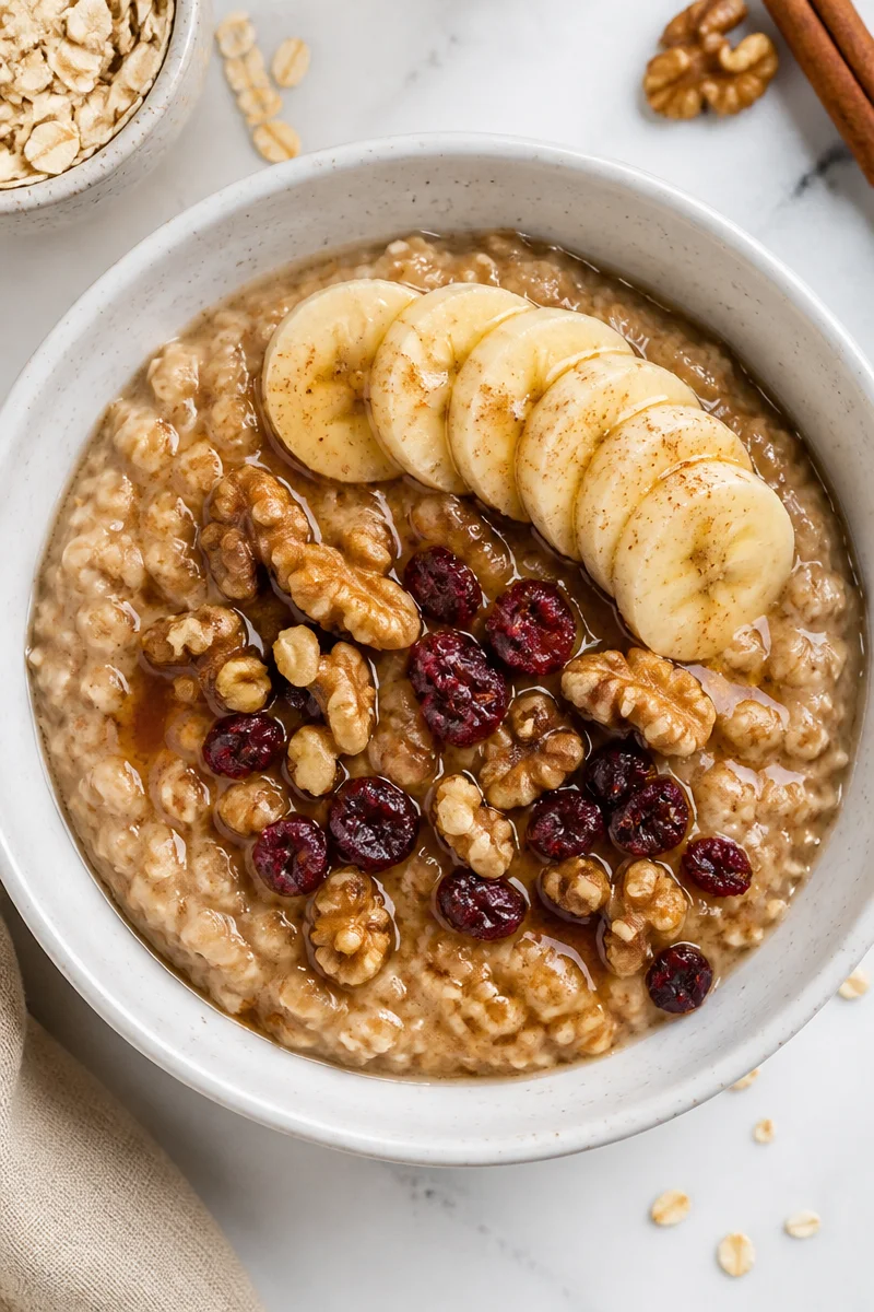 Warm Maple Cinnamon Oatmeal Bowl Breakfast Recipe warm maple cinnamon oatmeal bowl breakfast recipe 2026 07 07 025134 2