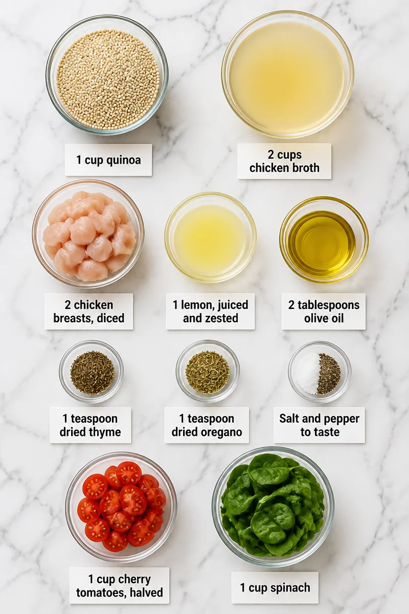 Zesty Lemon Herb Quinoa And Chicken One Pot Meal zesty lemon herb quinoa and chicken one pot meal 2026 07 09 054021