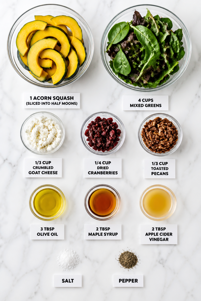 Air Fryer Acorn Squash Salad Air Fryer Acorn Squash Salad