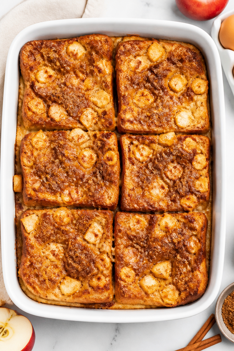 Apple Cinnamon French Toast Bake