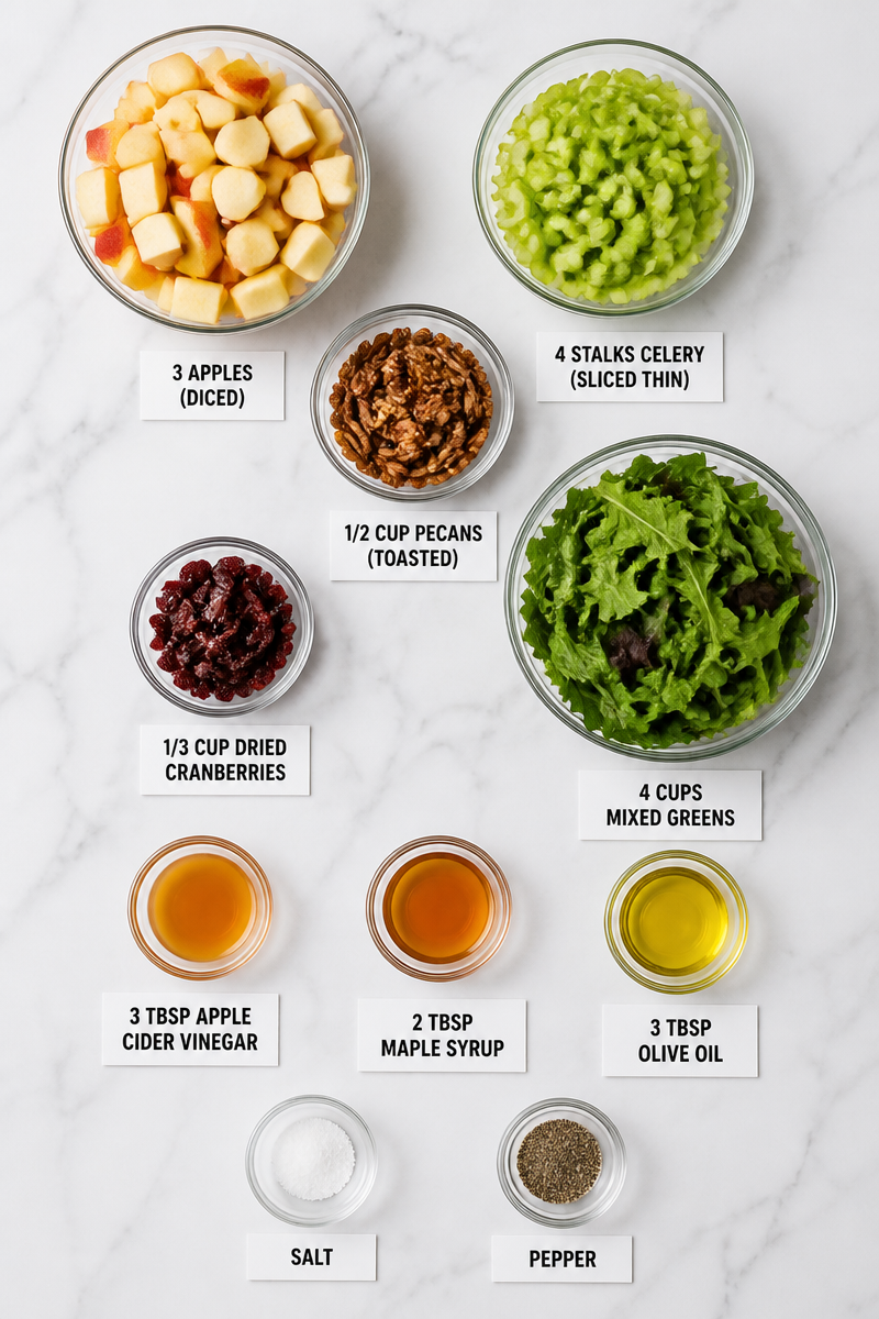 Apple Pecan Celery Cider Vinegar Salad Apple Pecan Celery Cider Vinegar Salad