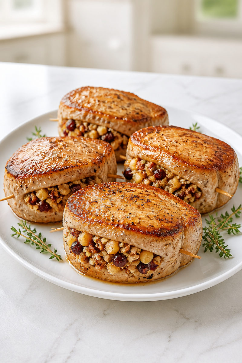 Autumn Harvest Stuffed Pork Chop Autumn Harvest Stuffed Pork Chop