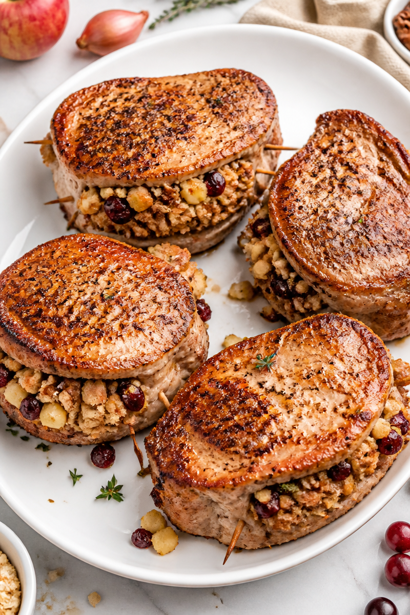 Autumn Harvest Stuffed Pork Chop Autumn Harvest Stuffed Pork Chop