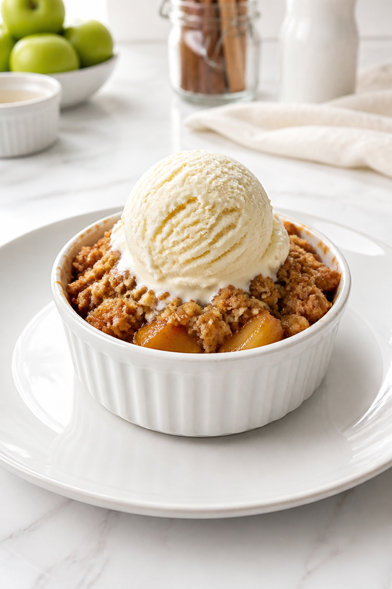 Baked Apple Crumble Individual Ramekin
