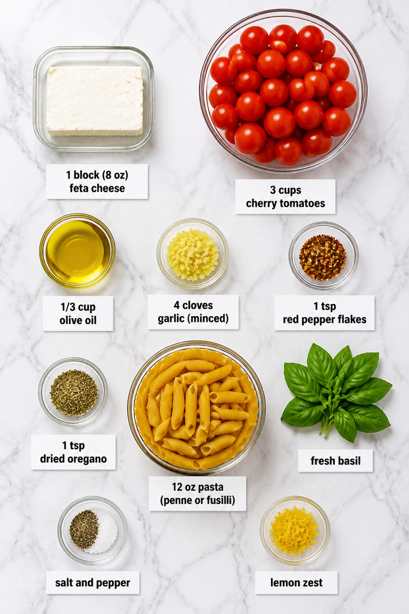 Baked Feta Tomato Pasta Viral Dish Baked Feta Tomato Pasta Viral Dish