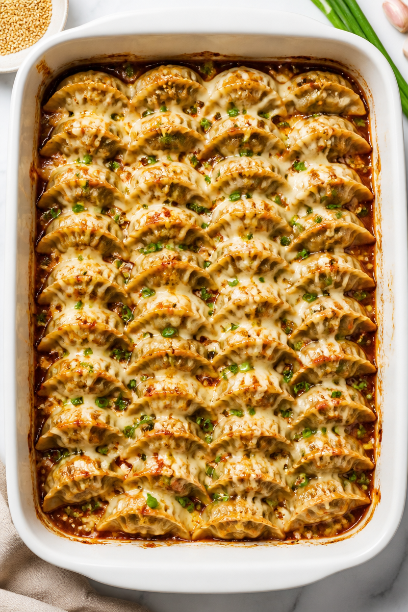 Baked Frozen Dumpling Bake Casserole Baked Frozen Dumpling Bake Casserole