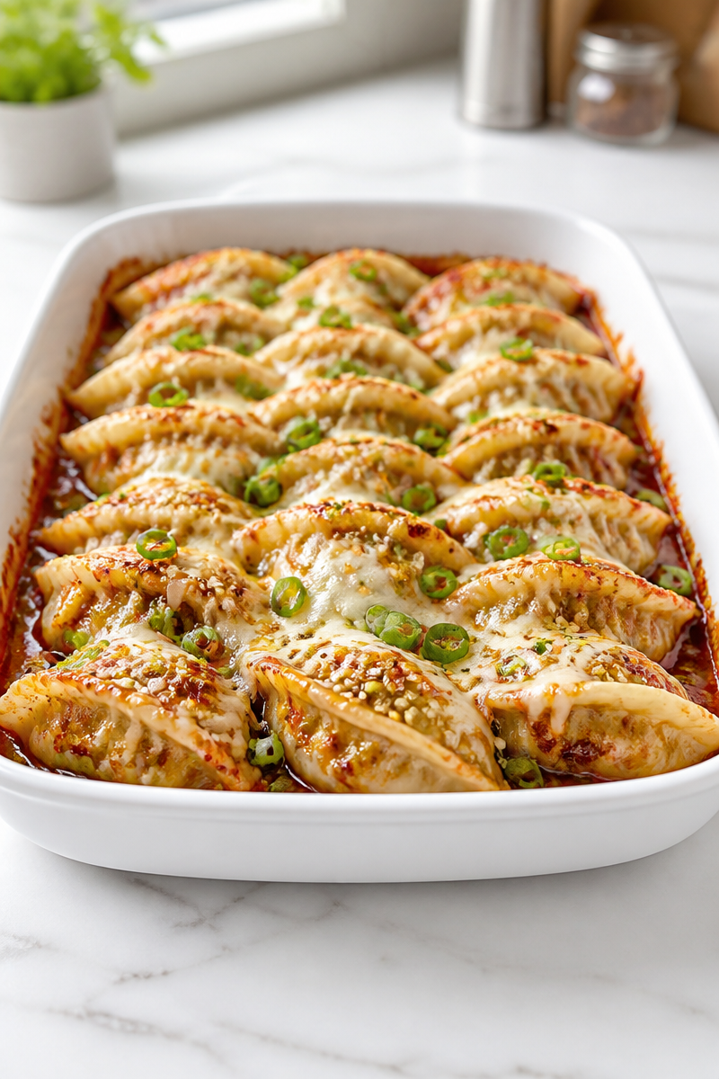 Baked Frozen Dumpling Bake Casserole Baked Frozen Dumpling Bake Casserole