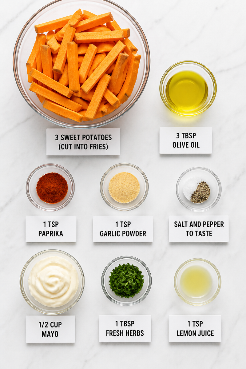 Baked Sweet Potato Fry Herb Dip Baked Sweet Potato Fry Herb Dip