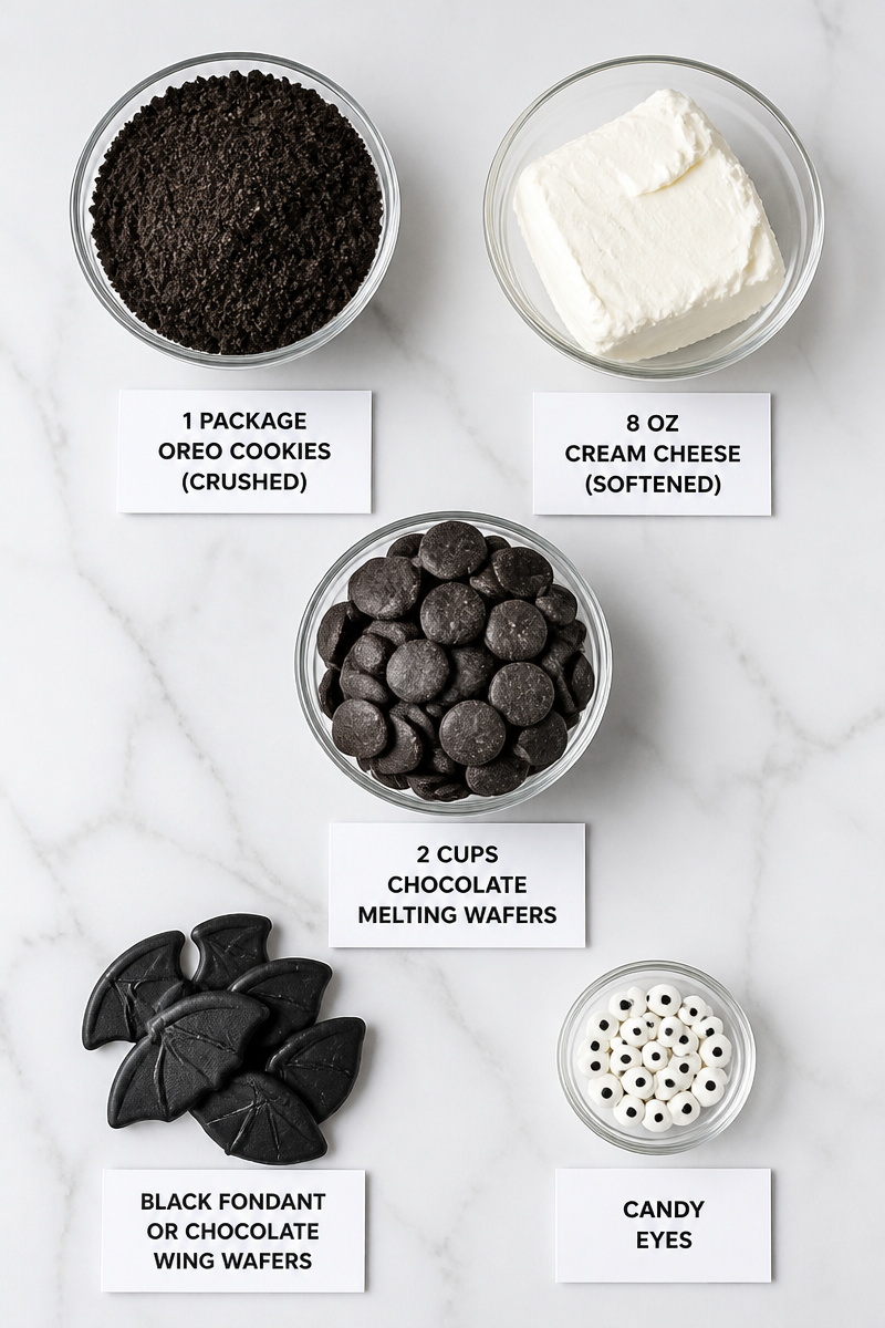 Bat Oreo Truffle Chocolate Wing Bat Oreo Truffle Chocolate Wing