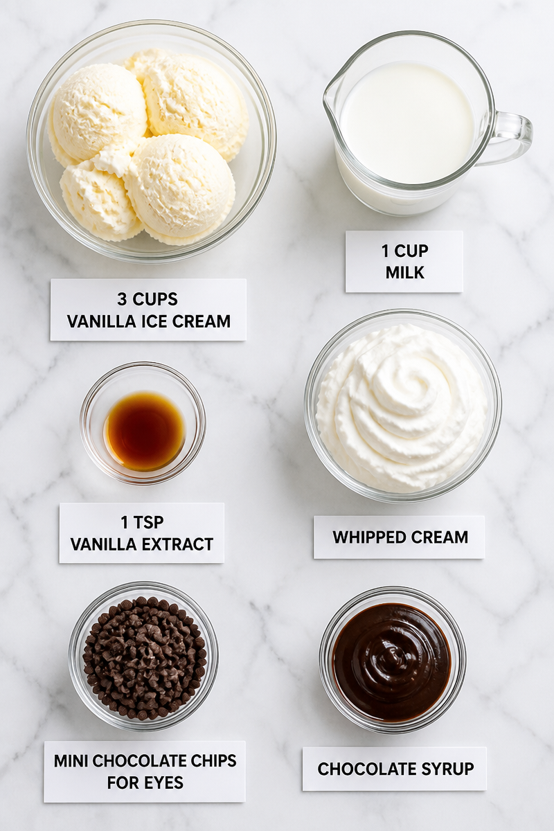 Boo Nilla Ghost Vanilla Milkshake