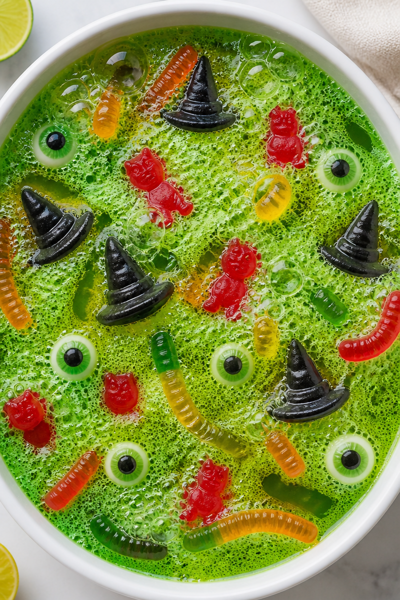 Bubbling Witch Hat Dispenser Green Punch Bubbling Witch Hat Dispenser Green Punch