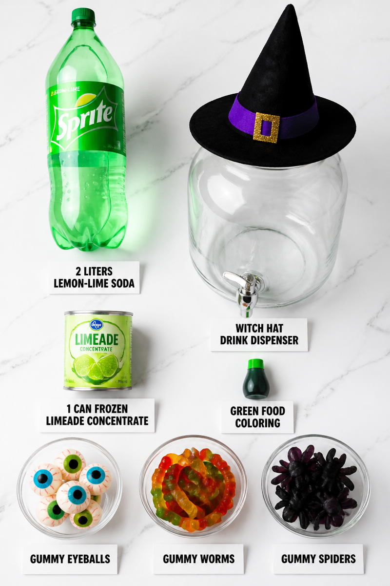 Bubbling Witch Hat Dispenser Green Punch Bubbling Witch Hat Dispenser Green Punch
