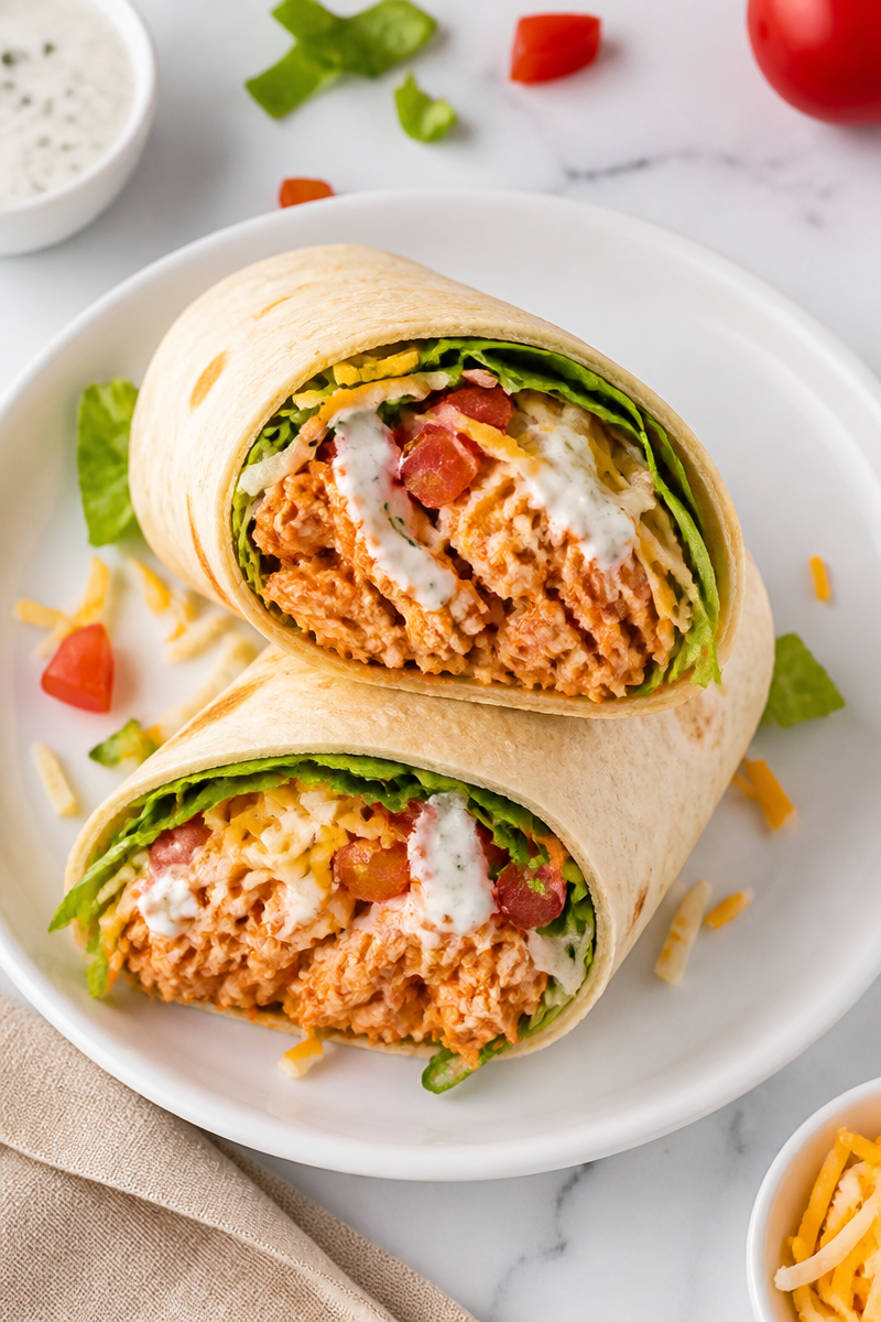 Buffalo Chicken Wrap Ranch Dressing